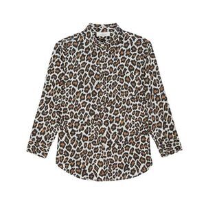 The Great. Collared button down cheetah print top size 1 (small)